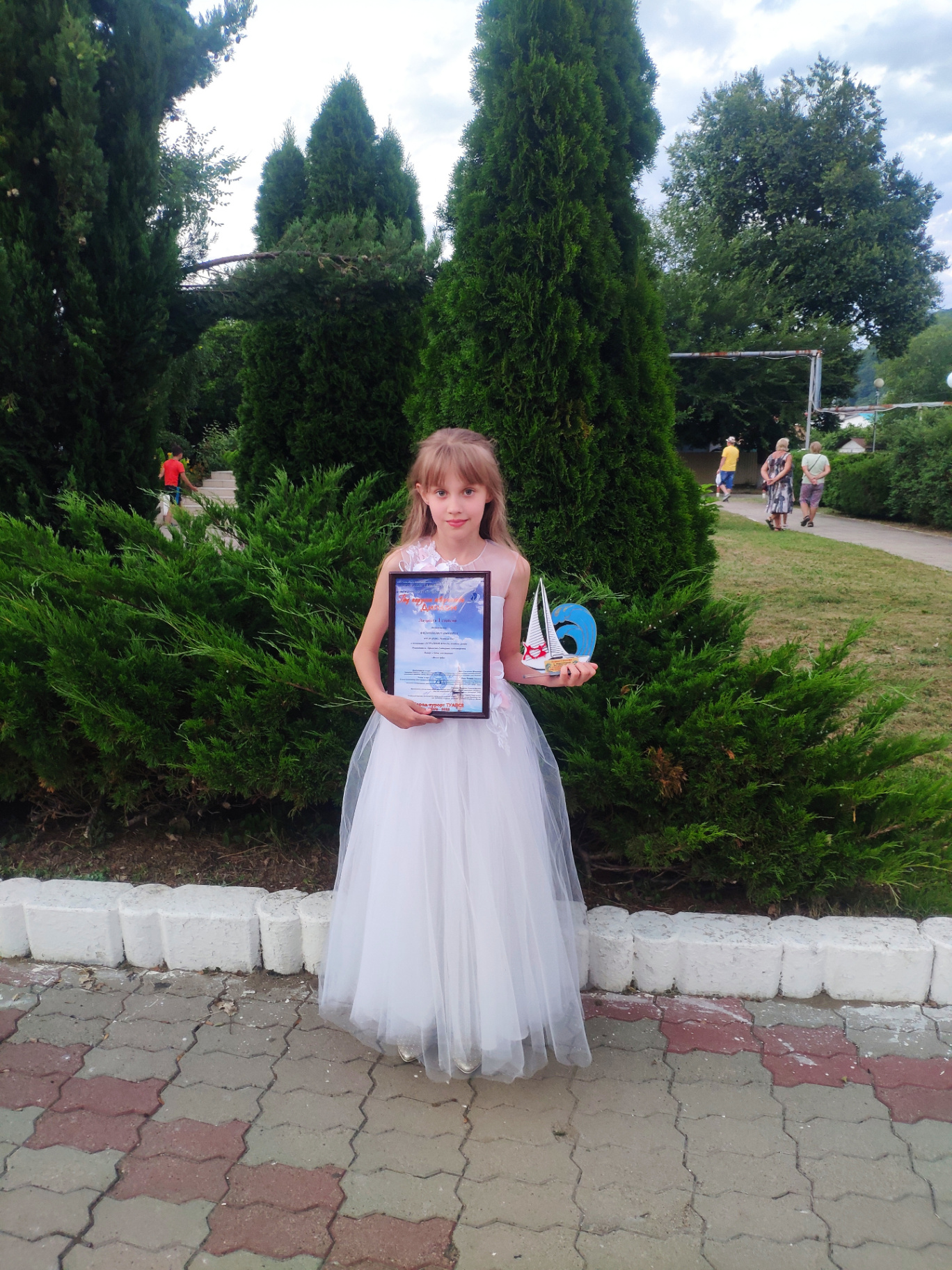 Amelina at the theater